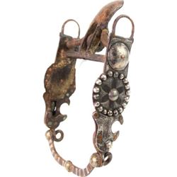 Antique California spade bit with 7  cheeks.