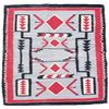 Image 1 : Navajo storm pattern rug with nice tight weave