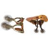 Image 1 : Collection of 2 pair spurs includes large
