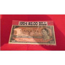 1954 $2.00 bank note