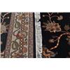 Image 4 : gorgeously contrasted dark toned tabriz design rug