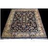 Image 1 : Dark toned floral Mahal design Rug
