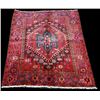 Image 1 : Nicely Contrasted Handmade Persian Hamadan Rug