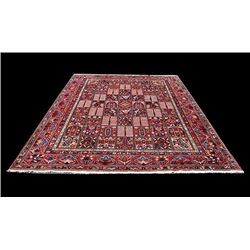 Beautiful traditional seasonal Bakhtiari brown Rug