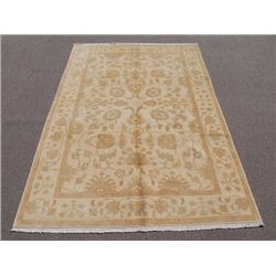 Nicely contrasted handmade Egyptian Rug