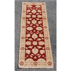 Nicely Contrasted Handmade Egyptian Runner