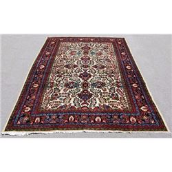 Collectible hand knotted semi antique Hamadan