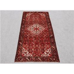 Beautiful allover design semi antique Persian Hossein-Abad