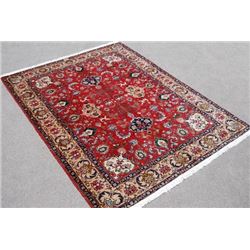 Beautifully contrasted hand woven Persian Tabriz