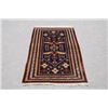 Image 2 : Nicely contrasted vivid colors Balooch design Bergano Rug