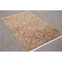 Colorful rare antique handmade Shirvan design