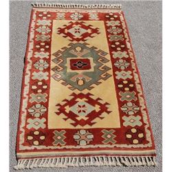 Lovely nice colors hand made Turkish Konya Rug