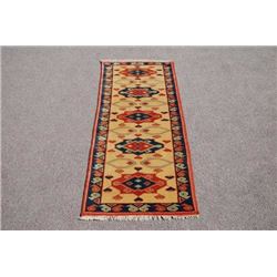 Lovely nice colors handmade Turkish Konya Runner