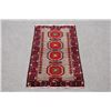 Image 2 : finely knotted delicate persian turkmen rug