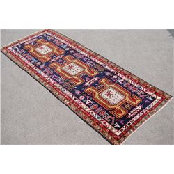 beautiful hand woven design persian nahavand runner