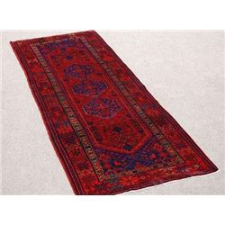 Highly Detailed Hand Woven Semi Antique Persian Hamedan