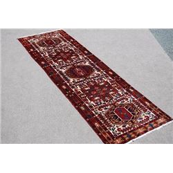 Beautiful fine quality semi antique hand woven Persian Meghin