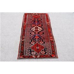finely design authentic persian hamedan runner