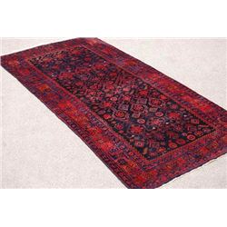 Nice Looking Dark Toned Handmade Persian Kermanshah