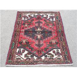 Finely Knotted Delicate Persian Hamadan