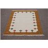 Image 1 : Hand woven, Indian wool pile on cotton foundation Rug
