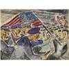 Image 1 : Leon Bibel (1912-1995) Protest with Flag
