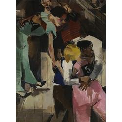 Zoltan Sepeshy (1898-1974) Marathon Dancers