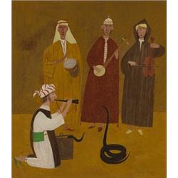 Doris Lee (1905-1983) Snake Charmer