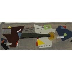 Esphyr Slobodkina (1908-2002) Mural sketch #