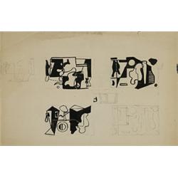 Ilya Bolotowsky (1907-1981) untitled, compos