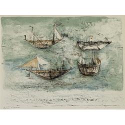 Zao Wou-Ki untitled 1953 lithograph