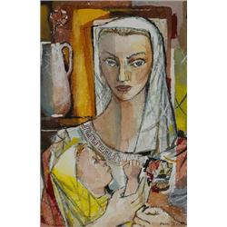 Fred Jones (b. 1914) Mother and Child