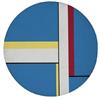 Image 1 : Ilya Bolotowsky (1907-1981) Blue Tondo