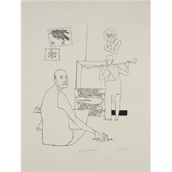 Robert Gwathmey (1903-1988) Self-Portrait