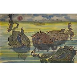 Jesse Allan (b. 1936) untitled