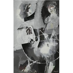 Marcello Avenali Donna Seduta (Composizione