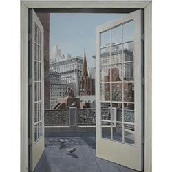 Richard Haas (b.1936) View Corner Fifth Aven