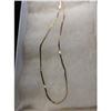 Image 1 : NECKLACE CHAIN -10K YELLOW GOLD - 14" LONG - 1.3GMS - SUGGESTED RETAIL $275