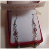 Image 2 : EARRINGS - FRESH WATER PEARLS SET IN 925 SILVER DANGLE DESIGN - FROM ESTATE - SUGGESTED RETAIL $50