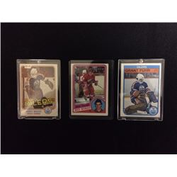 1980'S NHL HOCKEY CARD LOT GRANT FUHR, STEVE YZERMAN, ANDY MOOG