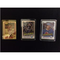 O-PEE-CHEE NHL HOCKEY CARD LOT STEVE YZERMAN, GLENN ANDERSON, ANTON STASNY