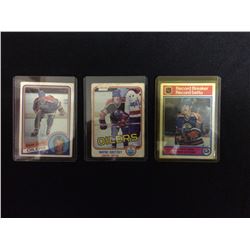 WAYNE GRETZKY HOCKEY CARD LOT EDMONTON OILERS