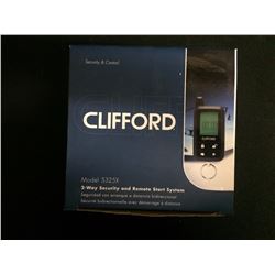 CLIFFORD 2 WAY SECURITY & REMOTE START SYSTEM IN BOX