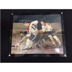 SIGNED & FRAMED DICKIE MOORE PHOTO