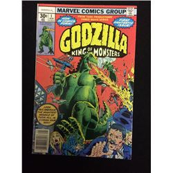 #1 ISSUE GODZILLA KING OF THE MONSTERS MARVEL COMIC BOOK