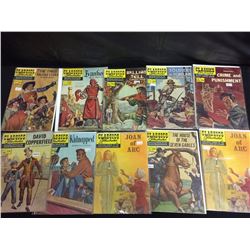 #1 ISSUE CLASSICS ILLUSTRATED COMIC BOOK LOT