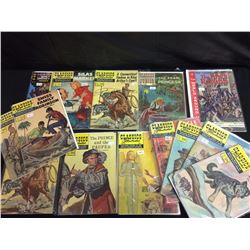 #1 ISSUE  CLASSICS ILLUSTRATED COMIC BOOK LOT