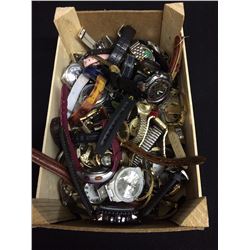BOX LOT OF WRIST WATCHES