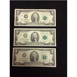 USA TWO DOLLAR BILLS LOT