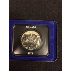 999 ONE OUNCE SILVER 1972 CANADIAN DOLLAR COIN